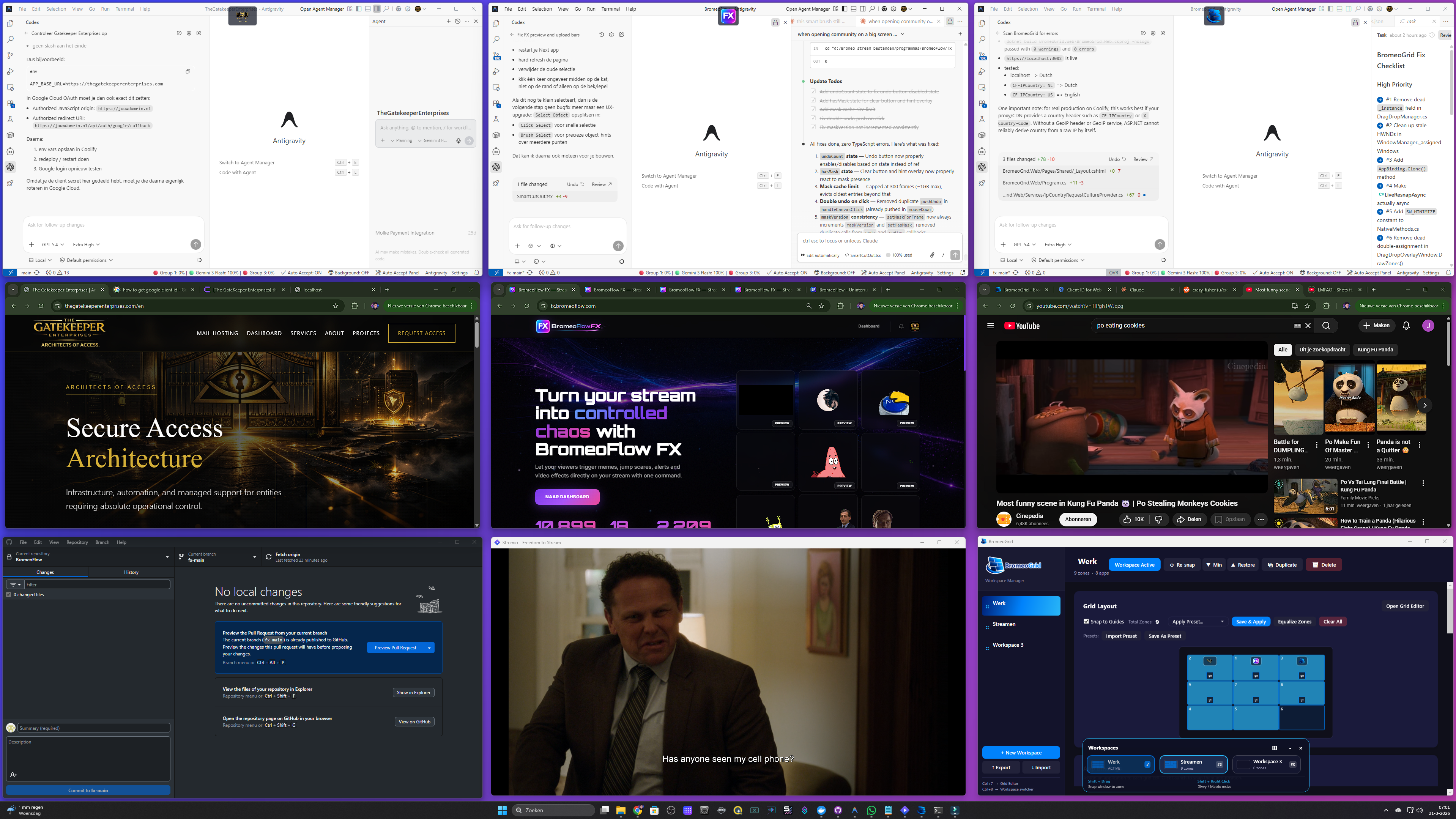 BromeoGrid work workspace